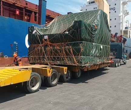 International plant relocation port logistics machinery AZVIR
